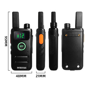 Talkie-walkie Sencent SC-330 avec batterie rechargeable, écran LCD, double bouton PTT, utilisation en extérieur - Product Image 3