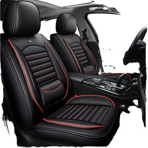 Housses de siège de voiture Xiangta imperméables en cuir, 5 pièces, élégantes, protection du siège conducteur, adaptées à la plupart des SUV et camions, toutes saisons - Product Image 1