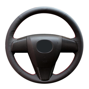 Protector de <span class=keywords><strong>volante</strong></span> de coche de cuero de microfibra de estilo deportivo <span class=keywords><strong>para</strong></span> <span class=keywords><strong>Mazda</strong></span> <span class=keywords><strong>3</strong></span> Axela 2008-2013 <span class=keywords><strong>Mazda</strong></span> 2010-2016 <span class=keywords><strong>Mazda</strong></span> CX7 2011-2013 <span class=keywords><strong>Mazda</strong></span> 5 - Product Image 1