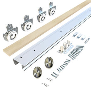 <span class=keywords><strong>Portes</strong></span> <span class=keywords><strong>de</strong></span> <span class=keywords><strong>placard</strong></span> <span class=keywords><strong>coulissantes</strong></span> à double passage en verre trempé dépoli 3 vitres 60x80 pouces avec <span class=keywords><strong>kit</strong></span> <span class=keywords><strong>de</strong></span> quincaillerie d'installation - Product Image 4