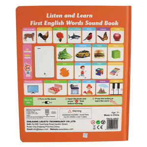 Âm thanh và âm thanh cuốn sách in ấn giáo dục sớm tùy chỉnh trẻ em giấy tráng tùy chỉnh muti-nút âm thanh cuốn sách - Product Image 4