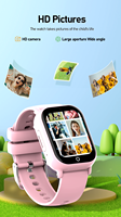 Jam Tangan Pintar Anak GPS 4G VM05 AMOLED 1.52 inci Kamera 2MP RAM 16MB+ROM 8MB Penyimpanan Pelacakan Jarak Jauh Panggilan Rekaman Foto/Video
