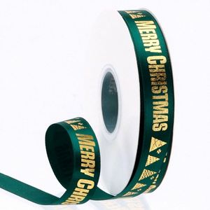 Ruban imprimé de Noël multi-motifs et multi-tailles pour emballages cadeaux et décorations de fête, 40 yards/rouleau - Product Image 4