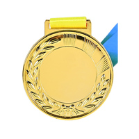 Vente en gros Médaillon d'or antique personnalisé Médaille en métal personnalisée du fabricant OEM pour les récompenses sportives Sublimation Carnaval Award Blank