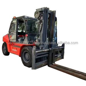 Heli Heavy Duty 10 Ton Diesel <b>Engine</b> Forklift 2022 | Powered Pallet Truck with 3m <b>Lifting</b> Height for Warehouse Construction Use - Product Image 1