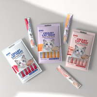 Snack Biologici per Gatti ad Alto Contenuto Proteico Senza Cereali, con Carne Fresca, Salmone Cremoso, Vitamine, Minerali e Sapore Vegetale, a Ingredienti Limitati e Puri