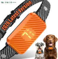 Collier anti-aboiement pour chiens de petite, moyenne et grande taille, collier d'entraînement électrique à vibration, dispositif de contrôle des aboiements