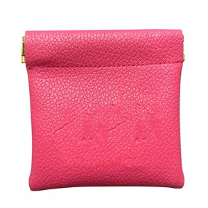 กระเป๋าใส่ลูกเต๋าลายไพ่นกกระจอกสีชมพูสำหรับเด็กกระเป๋าลูกเต๋าแบบปิดทำจากหนัง PU นิ่มออกแบบโลโก้ได้ตามต้องการ - Product Image 1