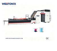 Machine à plastifier électrique automatique haute vitesse WESTONIX pour le laminage à chaud de papier, plastique et produits alimentaires, haute productivité