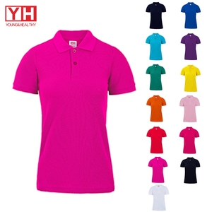 Polo pour <span class=keywords><strong>femme</strong></span> personnalisé OEM avec broderie et impression, haute qualité, 100% coton, polo vierge pour <span class=keywords><strong>femme</strong></span> - Product Image 6