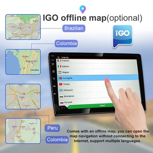 Phổ DSP 10.1 inch 1 DIN Android Máy nghe nhạc xe stereor đài phát thanh GPS navigation Xe Video Carplay - Product Image 5