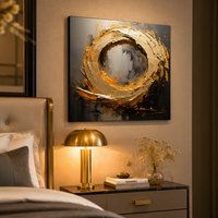 Peinture à l'huile abstraite texturée faite à la main, vente chaude, affiche murale 3D effet couteau, décoration maison et hôtel, sujets nature morte sur toile encadrée