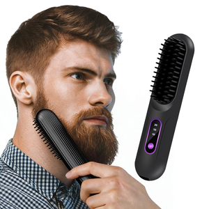 Mini cepillo eléctrico inalámbrico iónico para alisar el cabello con apagado automático en 30 minutos - Product Image 3