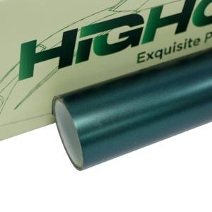 HIGHCOOL, venta al por mayor, autocuración, PPF TPU, envoltura UV a prueba de arañazos, películas de PVC para coche, Metal pesado, ágata, Color verde, posición del cuerpo - Product Image 3