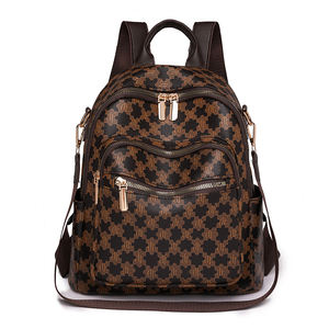 Mochila Modelo 2025 Hecha de Material PU. El forro está hecho de poliéster y presenta patrones geométricos.5928 - Product Image 4