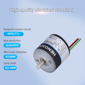 Bộ mã hóa Robot hengxiang S18 với đường kính ngoài 36ppr đến 250ppr 18mm với nhà sản xuất bộ mã hóa trục rắn 2.5mm - Product Image 3