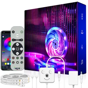  Großhandel Amazon Hot Selling DC24v LED-Lichtst reifen Musik synchron isation 5050RGB 20M LED-Lichtbänder für Weihnachts geschenk