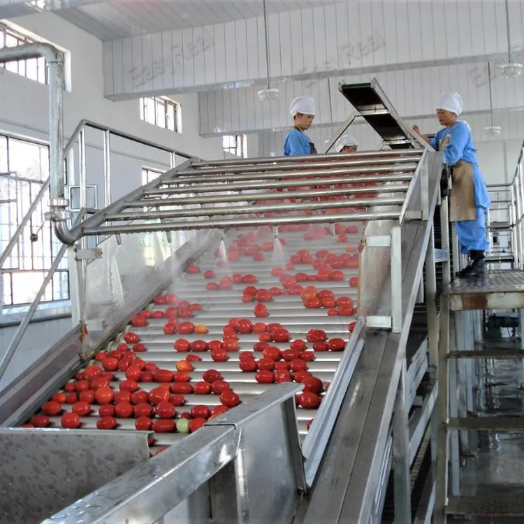 Tomato Sauce Paste Factory Kechup Machine Line Tomato Processing