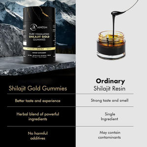 Gomitas Sin Azúcar con Alto Contenido de Shilajit, Ashwagandha y Cúrcuma para Adultos, Gomitas Himalaya Gold Strength Energy Muscle - Product Image 3