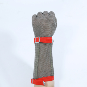 Gants résistants aux coupures en fil <span class=keywords><strong>d</strong></span>'acier inoxydable respirant pour le travail de boucher longue durée - Product Image 4