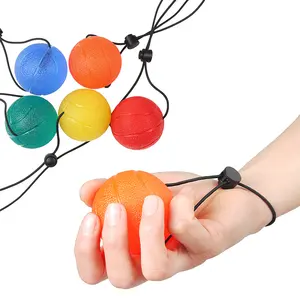 Stressbälle mit dem einstellbaren Handgelenkband Handtrainer für Kraft Fingerball für Handtherapie