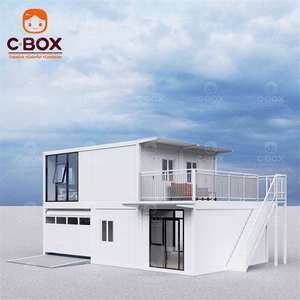 Cbox Casa Contenedor Desmontable, Unidad de Vivienda, Bar, Hotel, Edificio Móvil Modular, Villa Moderna Prefabricada de 2 Pisos Personalizada - Product Image 3