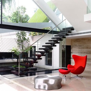 Gigantes del diseño moderno producen materiales <span class=keywords><strong>de</strong></span> diseño <span class=keywords><strong>de</strong></span> interiores que se pueden personalizar para escaleras rectas <span class=keywords><strong>de</strong></span> interior - Product Image 5