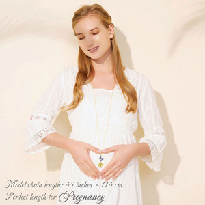 Merryshine moda cristal mariposa Ángel <span class=keywords><strong>llamador</strong></span> <span class=keywords><strong>embarazo</strong></span> bolas collar mujer armonía Bola enlace regalo para mujeres embarazadas - Product Image 6