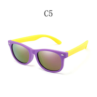 Fashion Kids Sunglasses Children Polarized Sun Glasses Boys Girls Glasses Silicone Safety Baby Shades UV400 Eyewear