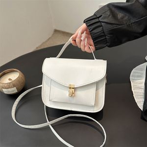 Sacs à main de luxe rétro pour femmes, couleur unie, sac bandoulière polyvalent, sac à main tendance pour femmes - Product Image 3