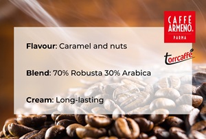 Torrcaffe SRL 70% กาแฟบด30% อาราบิก้าคั่วไม้อิตาเลียนเมล็ดกาแฟเอสเปรสโซขายส่ง - Product Image 6