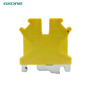 CE RoHS Terminal <span class=keywords><strong>Bus</strong></span> Bar Distribución <span class=keywords><strong>de</strong></span> energía a tierra USLKG 3 0,2-4mm ² 34A 43*44*5mm Bloque <span class=keywords><strong>de</strong></span> terminales <span class=keywords><strong>de</strong></span> <span class=keywords><strong>carril</strong></span> Din - Product Image 2