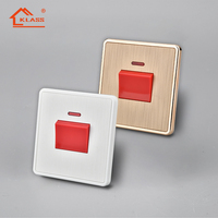 ROYAUME-UNI Standard 220V 1 2 3 4 Gang électrique interrupteurs muraux pour un usage domestique