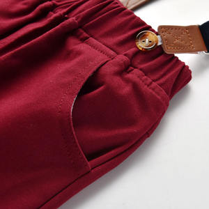 Tenues pour bébés, vêtements pour hommes, costume formel, ensembles chemise et pantalon à motifs de dessins animés pour garçons de Chine - Product Image 6