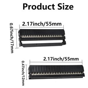 Conector Hembra IDC PDETVEO FC-40P de 2.54mm, Doble Fila, para Cable Plano, Aislamiento de Plástico Negro - Product Image 4