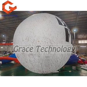Pallone Gonfiabile Gigante a Forma di <span class=keywords><strong>Luna</strong></span> da 4m con Stampa, Globo Planetario in PVC Ermetico per Pubblicità - Product Image 6