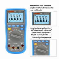 Multitester dengan Penyimpanan Data LCD Multitester Digital Anti-Burning Multimeter