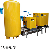 Compresseur d'air à vis rotatif industriel à faible bruit et haute efficacité 10HP 20HP 30HP 50HP 7.5KW 15KW 22KW 37KW