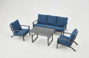 Design moderno in alluminio Veranda Set di <span class=keywords><strong>mobili</strong></span> <span class=keywords><strong>per</strong></span> giardino esterno divani venditore caldo <span class=keywords><strong>per</strong></span> Patio terrazza balcone cortile Hotel - Product Image 3