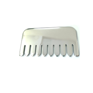 หวีกัวซาสแตนเลส 304 เครื่องมือนวดหน้า หินกัวซาโลหะ - Product Image 1