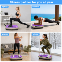Plataforma Vibratoria Vertical para Gimnasio en Casa, Pérdida de Peso, Fisioterapia y Drenaje Linfático