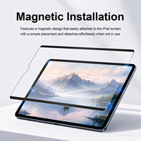 Film de protection magnétique pour iPad Pro/Air 11/13 10.9 10e génération A16, compatible avec toutes les tailles, personnalisable, OEM/ODM, anti-traces de doigts