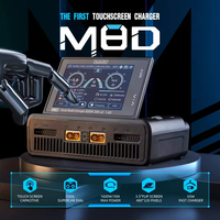 ToolkitRC M8D 1600W 50A écran tactile double canaux chargeur 3.5 ''écran rabattable 65W chargeur rapide pour 1-8S RC Lipo LiHV batterie LiFe