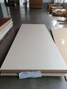 Placas laminadas modernas de color MDF de melamina blanca de 6mm de alto brillo 1220*2440/1250*2500/1200*1800mm madera contrachapada con revestimiento de película para Cocina - Product Image 3