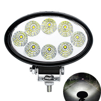 Projecteur de travail LED ovale 5,5 pouces 10-36V DC, faisceau combiné large et spot 30W 24W pour camion, tracteur, SUV, IP68 CE/ROHS