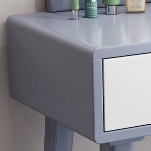 Meubles de chambre à coucher Nouveau design Bon marché <span class=keywords><strong>Coiffeuse</strong></span> pour filles Petite commode <span class=keywords><strong>vintage</strong></span> avec tiroirs <span class=keywords><strong>Coiffeuse</strong></span> en bois avec miroir - Product Image 5