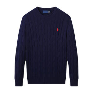 Pullover da <span class=keywords><strong>Uomo</strong></span> Casual Caldo Invernale all'Ingrosso con Etichetta, Maniche Lunghe in Maglia 100% <span class=keywords><strong>Cotone</strong></span> - Product Image 4