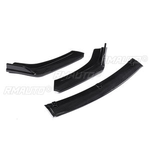 Nouveau kit carrosserie 3 pièces aspect fibre de carbone/noir pour lèvre de pare-chocs avant de voiture Honda Civic Berline 4 portes 2016 2017 2018 - Product Image 4