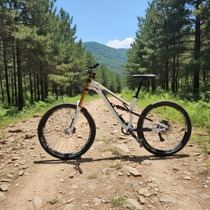 <span class=keywords><strong>Bicicleta</strong></span> de Montaña KALOSSE con Suspensión Trasera, <span class=keywords><strong>Bicicleta</strong></span> de Montaña Todoterreno, 27.5X17 Pulgadas, <span class=keywords><strong>Bicicleta</strong></span> para Adultos, 11 Velocidades, Frenos Hidráulicos - Product Image 3