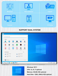 Tableau blanc interactif de classe 4K abordable de 65 pouces avec <span class=keywords><strong>panneaux</strong></span> tactiles - Product Image 4